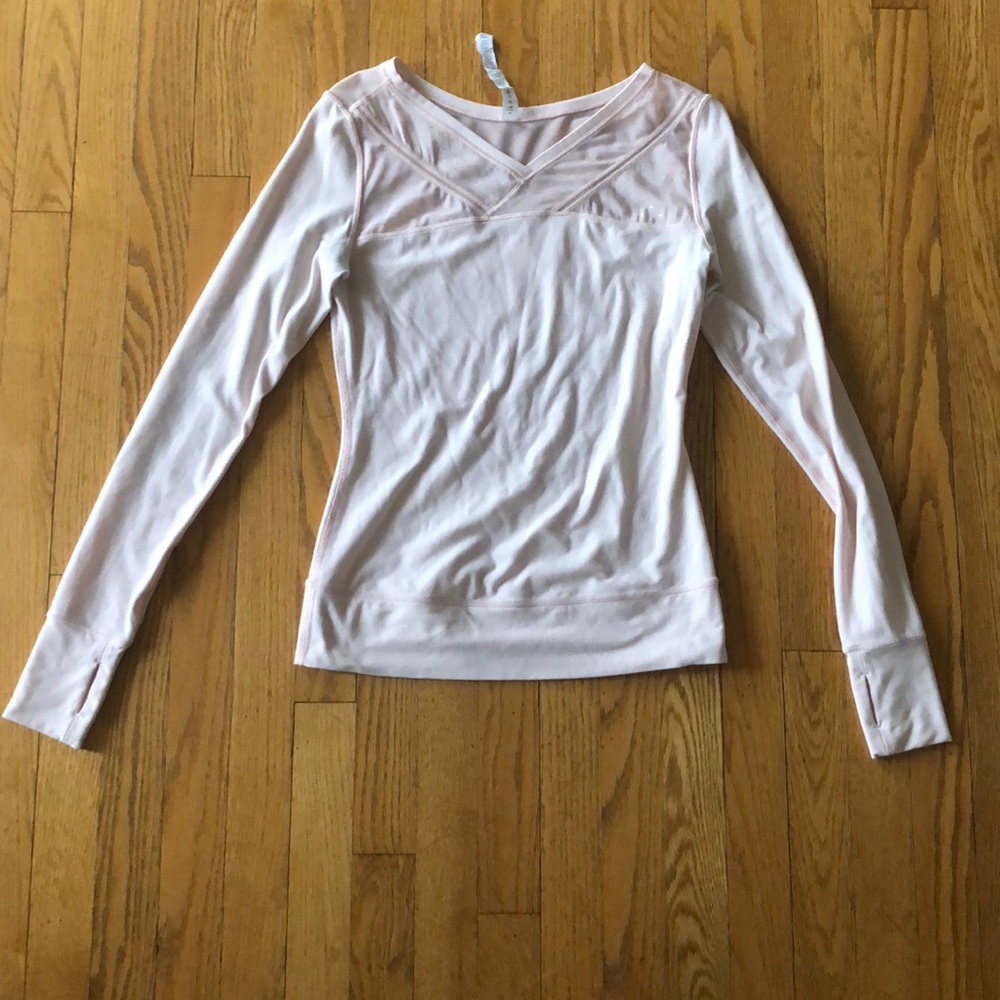 Lululemon pink long sleeve top